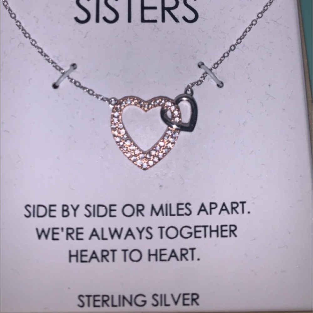 NEW footnotes sterling silver necklace